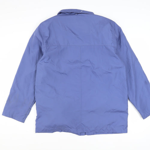 Tudor Court Women's Blue Polyester Mid-Length Basic Jacket Size M