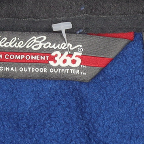 Eddie Bauer Men's Blue Fleece Bodywarmer Waistcoat L Outdoor Hiking