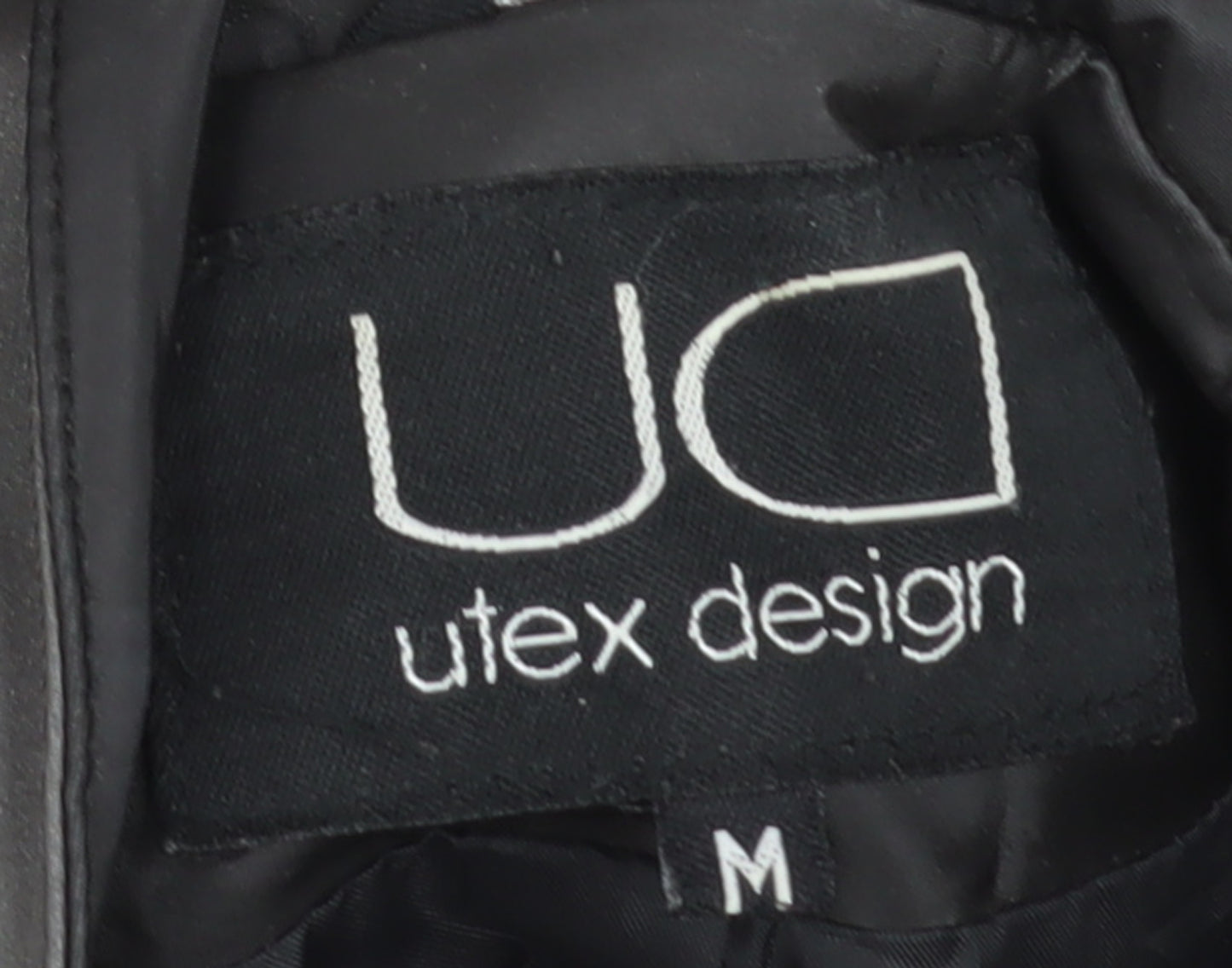 Utex Design Women Grey Waterproof Hooded Rain Coat Jacket M