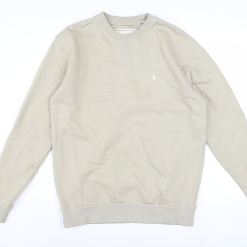Jack Wills Mens Beige XS Pullover Sweatshirt Crew Neck