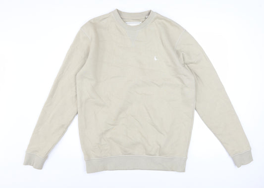 Jack Wills Mens Beige XS Pullover Sweatshirt Crew Neck