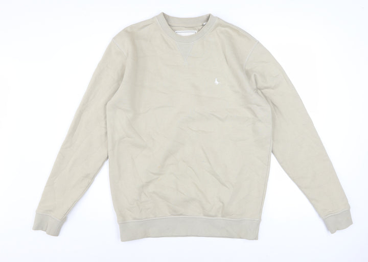 Jack Wills Mens Beige XS Pullover Sweatshirt Crew Neck
