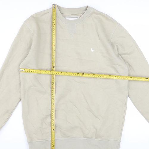 Jack Wills Mens Beige XS Pullover Sweatshirt Crew Neck
