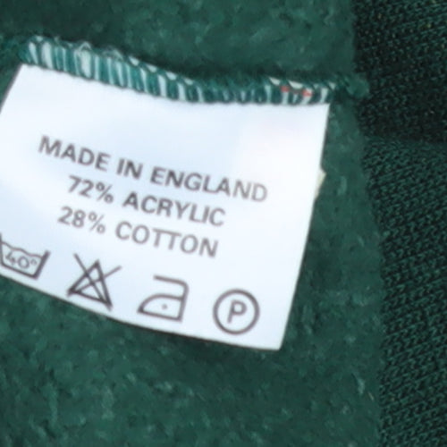 The National Trust Men's Green Pullover Sweatshirt L Crew Neck