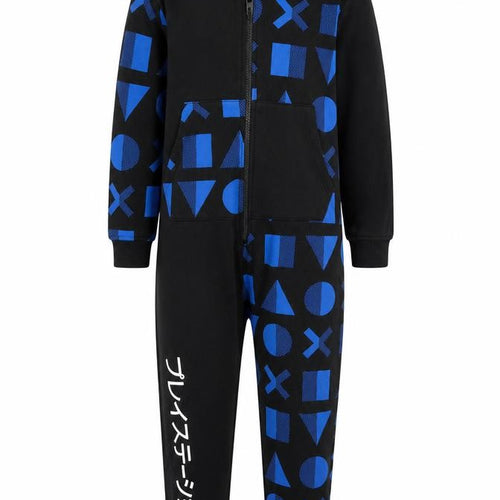 Marks and Spencer Boys Black PlayStation Hooded One Piece 9-10 Years
