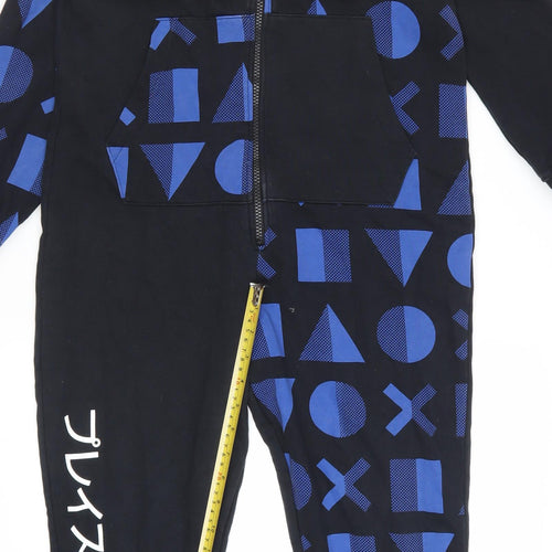 Marks and Spencer Boys Black PlayStation Hooded One Piece 9-10 Years