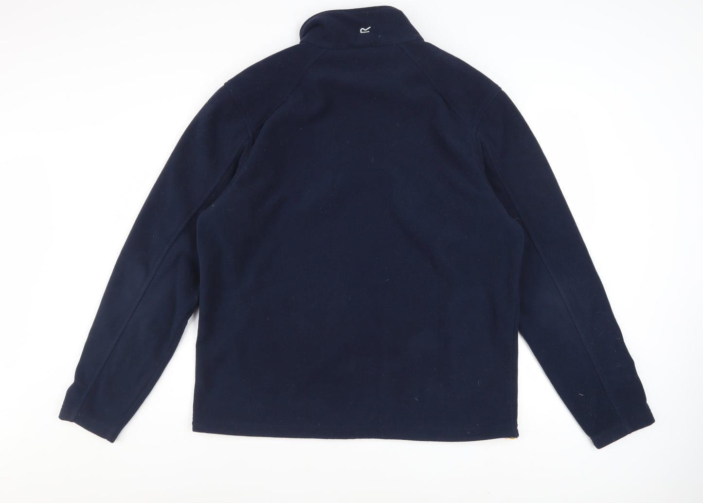 Regatta Mens Blue Fleece Full Zip Jacket Size L Outdoor Casual
