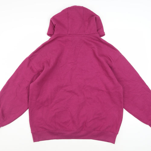 Mountain Warehouse Women’s Pink Hoodie UK 14 Pullover Cotton Blend