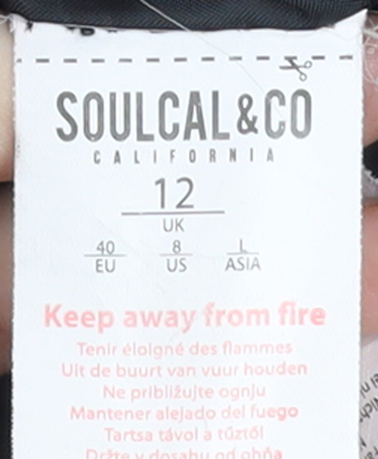 SoulCal & Co Women’s Black Long Hooded Puffer Coat Size 12