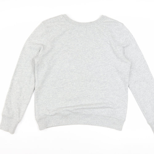 Calvin Klein Jeans Womens Grey Logo Pullover Sweatshirt Size L