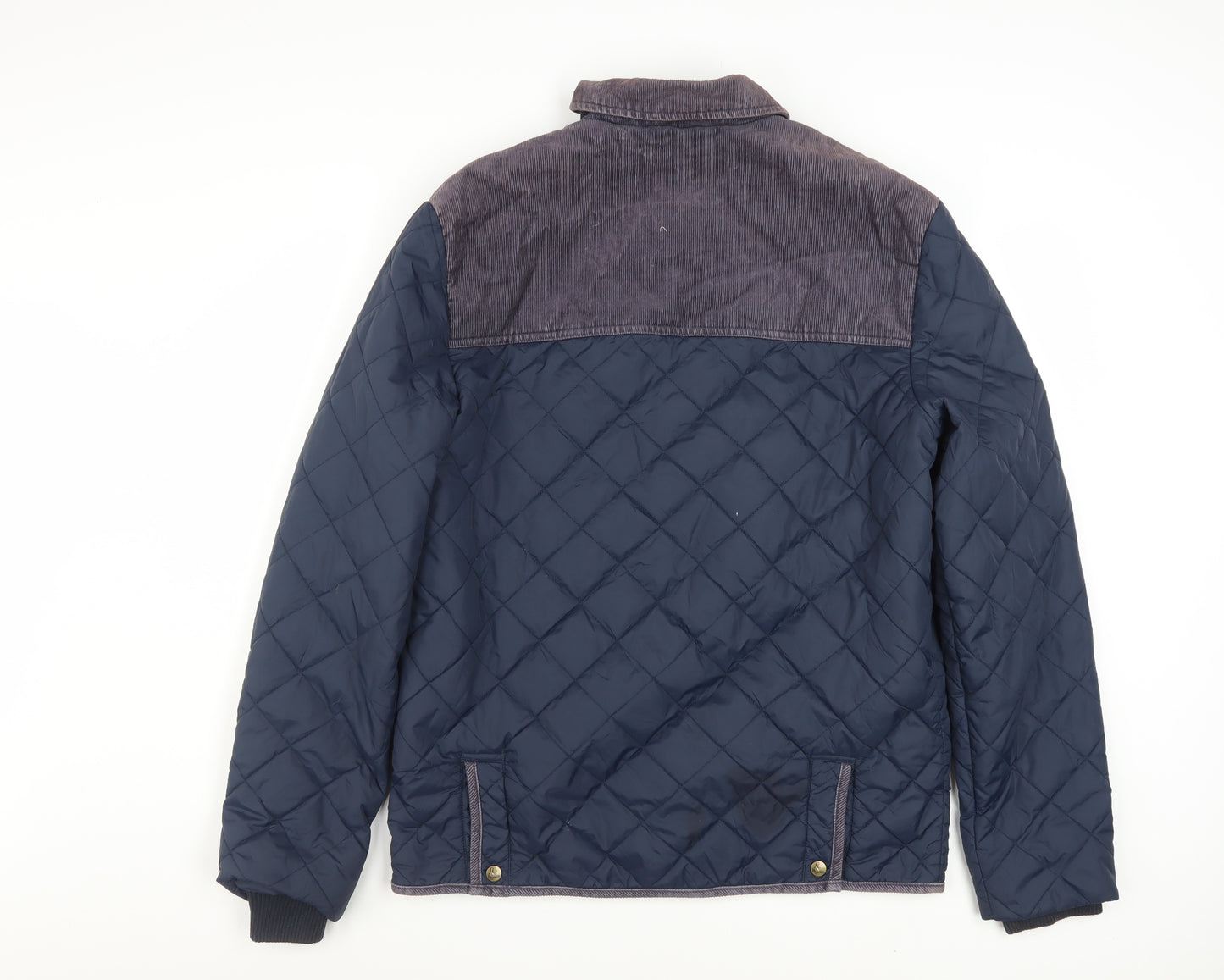Jack Wills Men's Blue Quilted Nylon Jacket Size L Casual Country Style