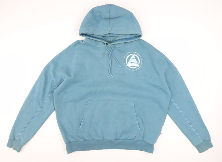 Disney Men's Blue XL Pullover Hoodie Graphic Logo Cotton Blend