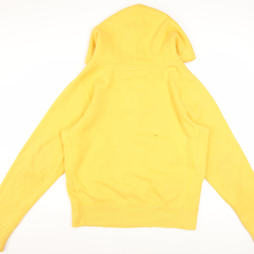 Abercrombie & Fitch Men’s Yellow Pullover Hoodie XL Embroidered Classic