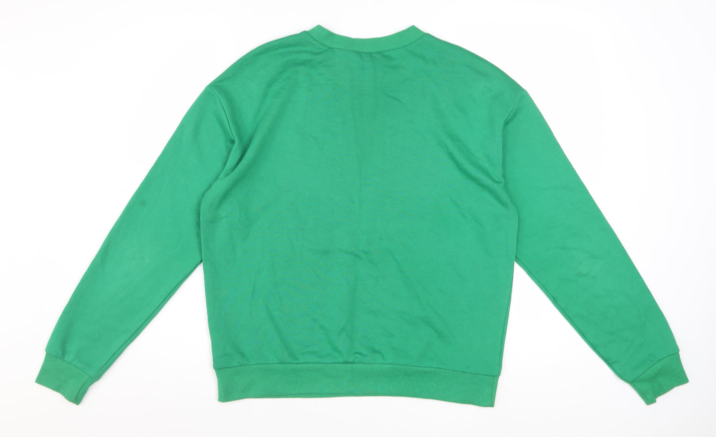 Disney Women’s Green Crew Neck Pullover Sweatshirt Size 12