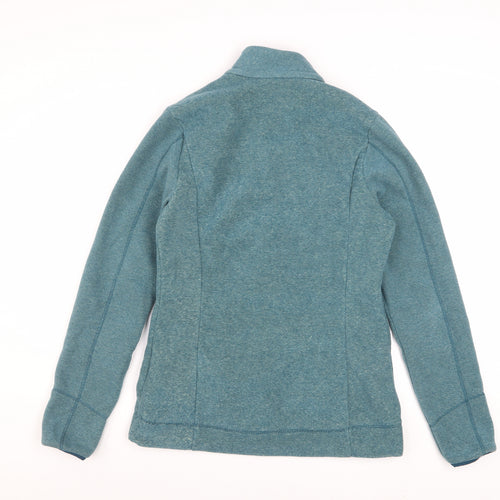 Quechua Women Blue Fleece Full Zip Outdoor Jacket Size 12