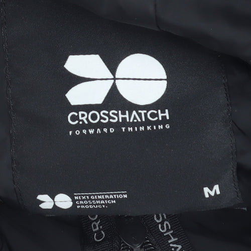 Crosshatch Men's Grey Hooded Full Zip Jacket Size M