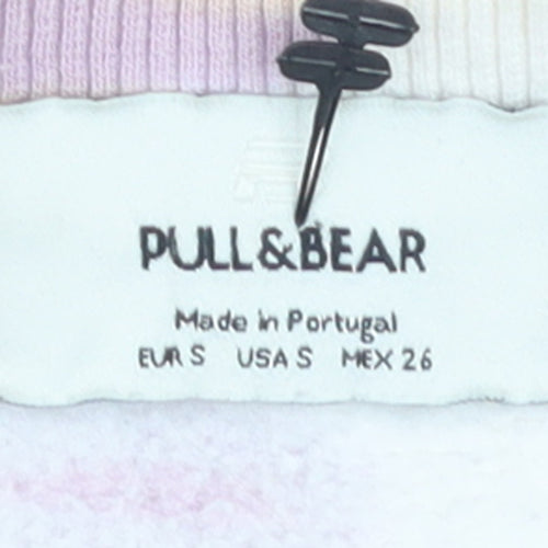 Pull&Bear Women's Multicoloured Tie-Dye STWD Sweatshirt Size S