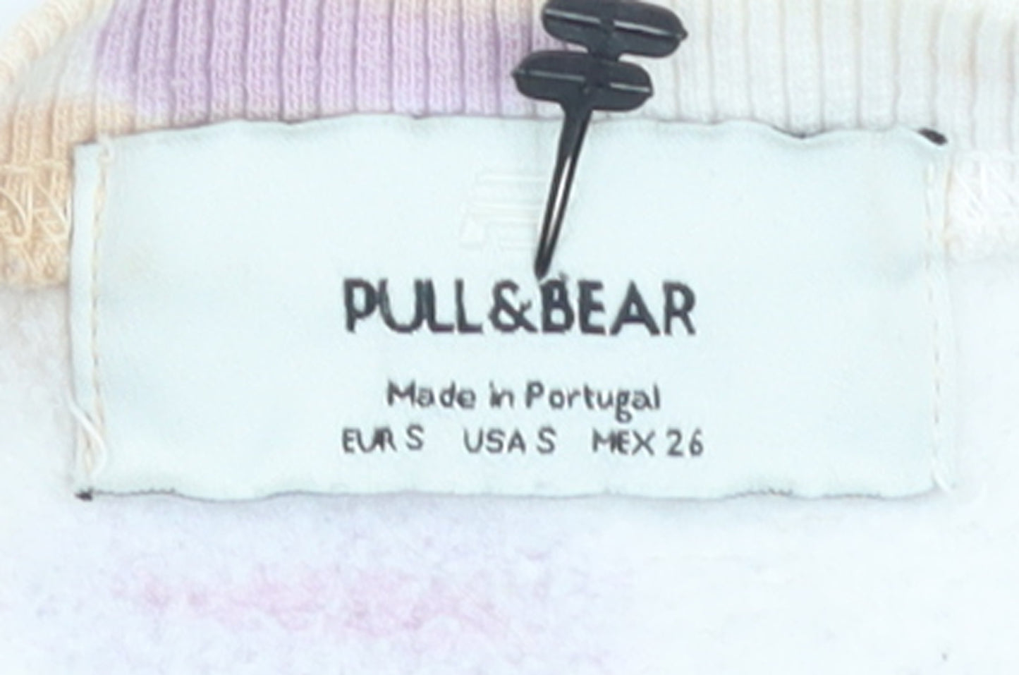 Pull&Bear Women's Multicoloured Tie-Dye STWD Sweatshirt Size S