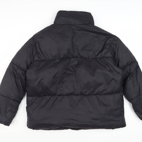 CUH Women's Black XS Puffer Jacket Full Zip Winter Coat
