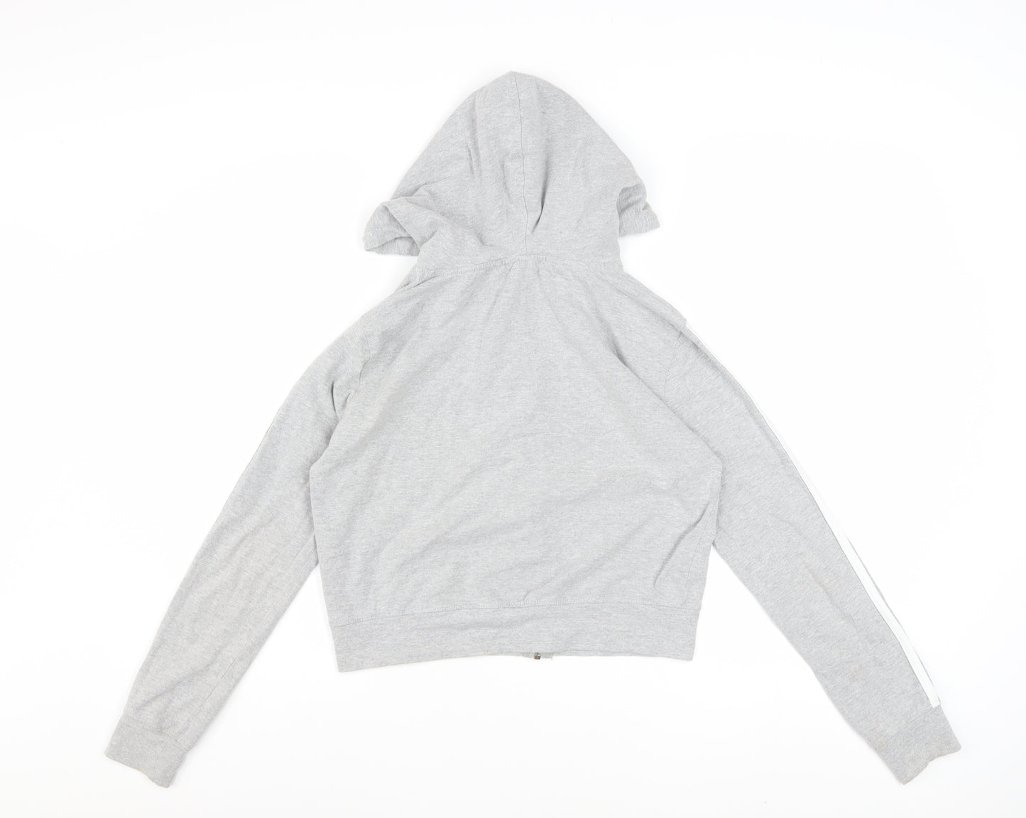 Missguided Petite Women's Grey Full Zip Hoodie UK 10