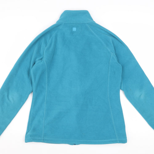 Mountain Warehouse Womens Blue Fleece Jacket Size 12 Full Zip
