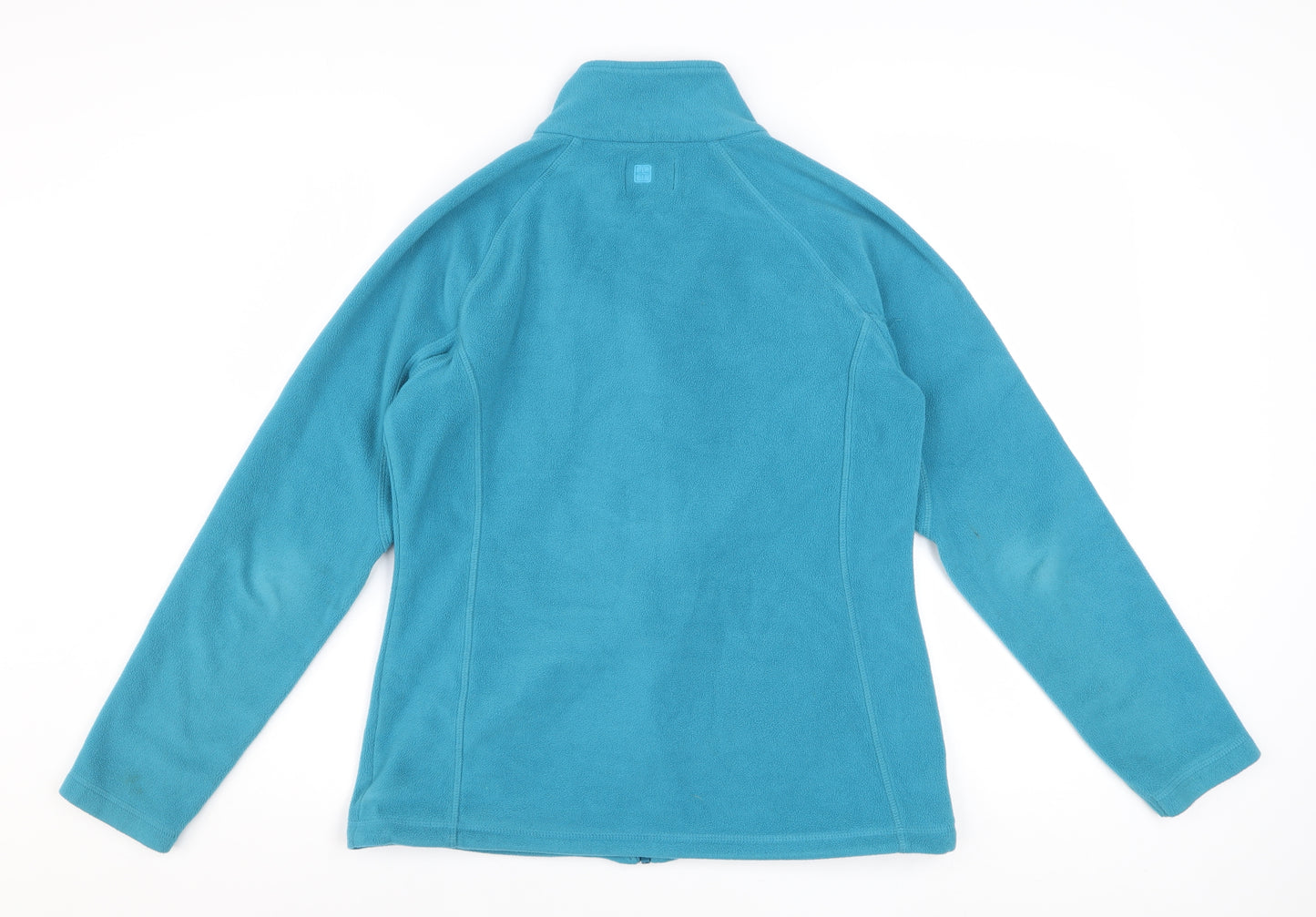 Mountain Warehouse Womens Blue Fleece Jacket Size 12 Full Zip