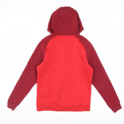 New Balance Boys Red Liverpool FC Full Zip Hoodie Size 9-10 Years