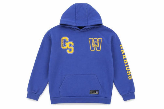 NBA Boys Blue Golden State Warriors Pullover Hoodie 10-11 Years