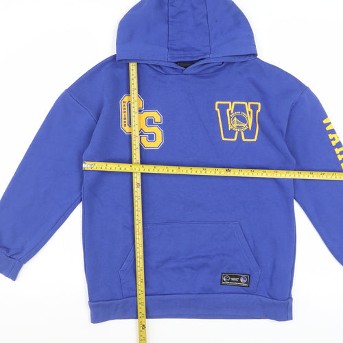 NBA Boys Blue Golden State Warriors Pullover Hoodie 10-11 Years