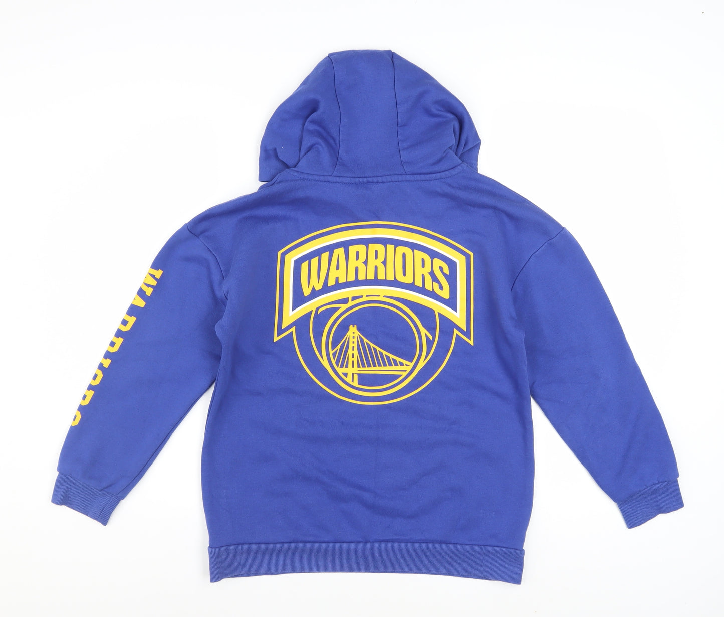 NBA Boys Blue Golden State Warriors Pullover Hoodie 10-11 Years