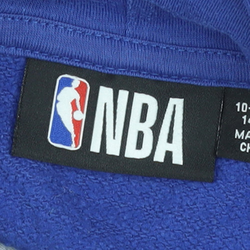 NBA Boys Blue Golden State Warriors Pullover Hoodie 10-11 Years
