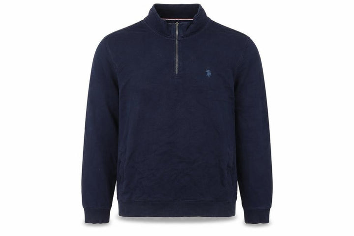 U.S. Polo Assn. Men’s Blue 2XL Quarter Zip Sweatshirt