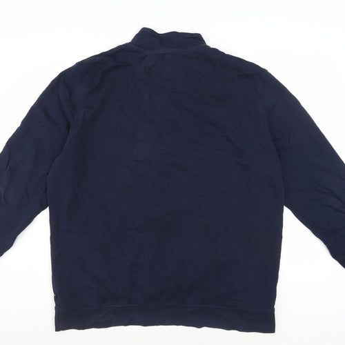 U.S. Polo Assn. Men’s Blue 2XL Quarter Zip Sweatshirt