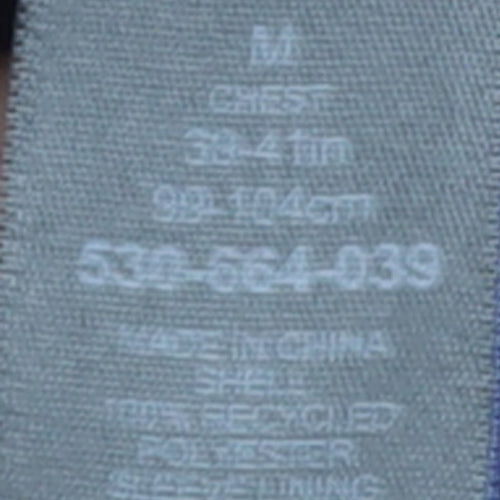 Next Men's Brown Bomber Jacket M Regular Fit Full Zip Polyester