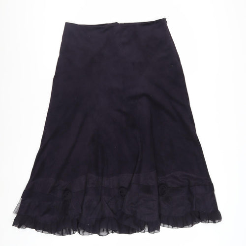 Marks and Spencer Per Una Women’s Black Long A-Line Skirt Size 10L