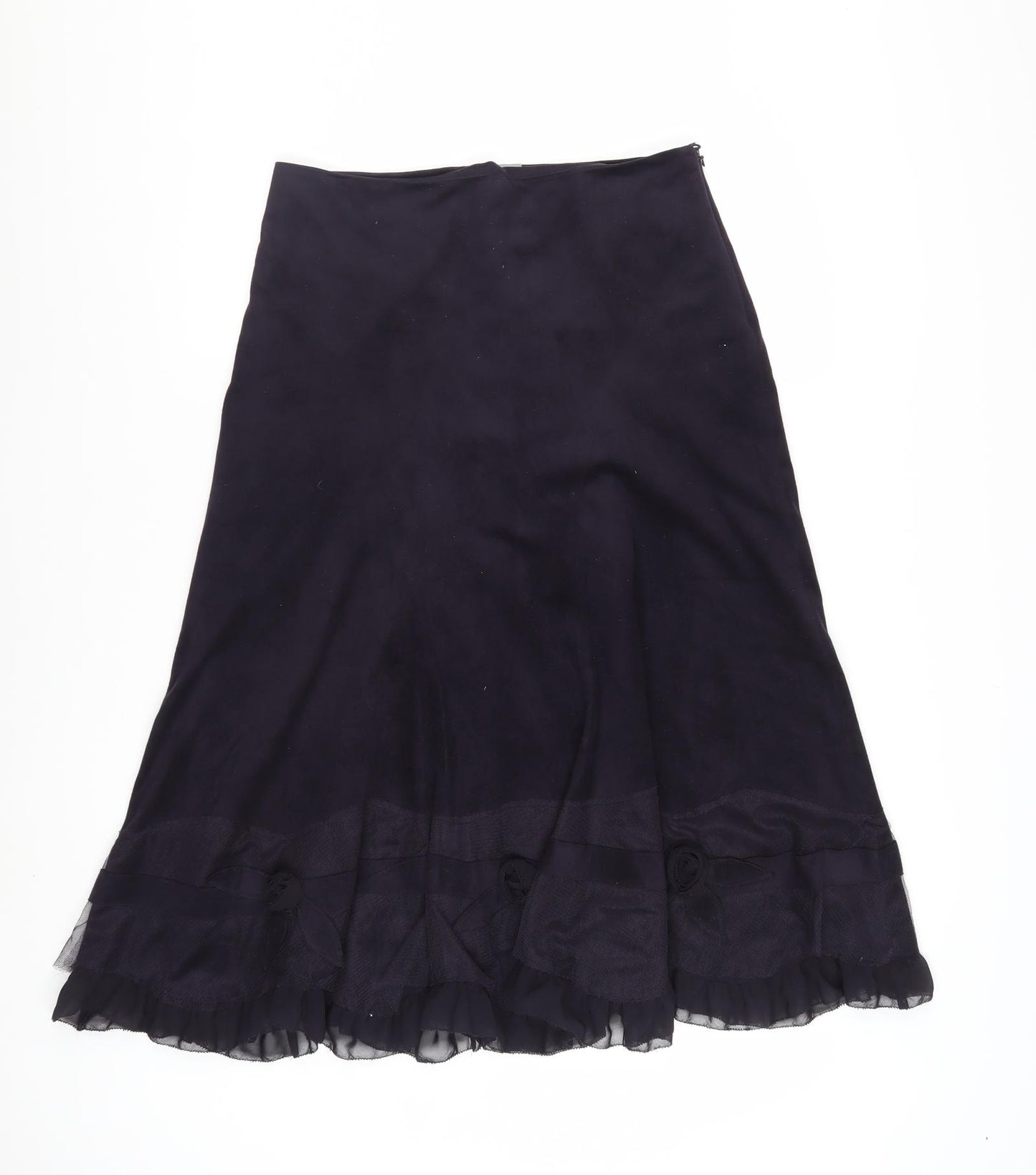 Marks and Spencer Per Una Women’s Black Long A-Line Skirt Size 10L