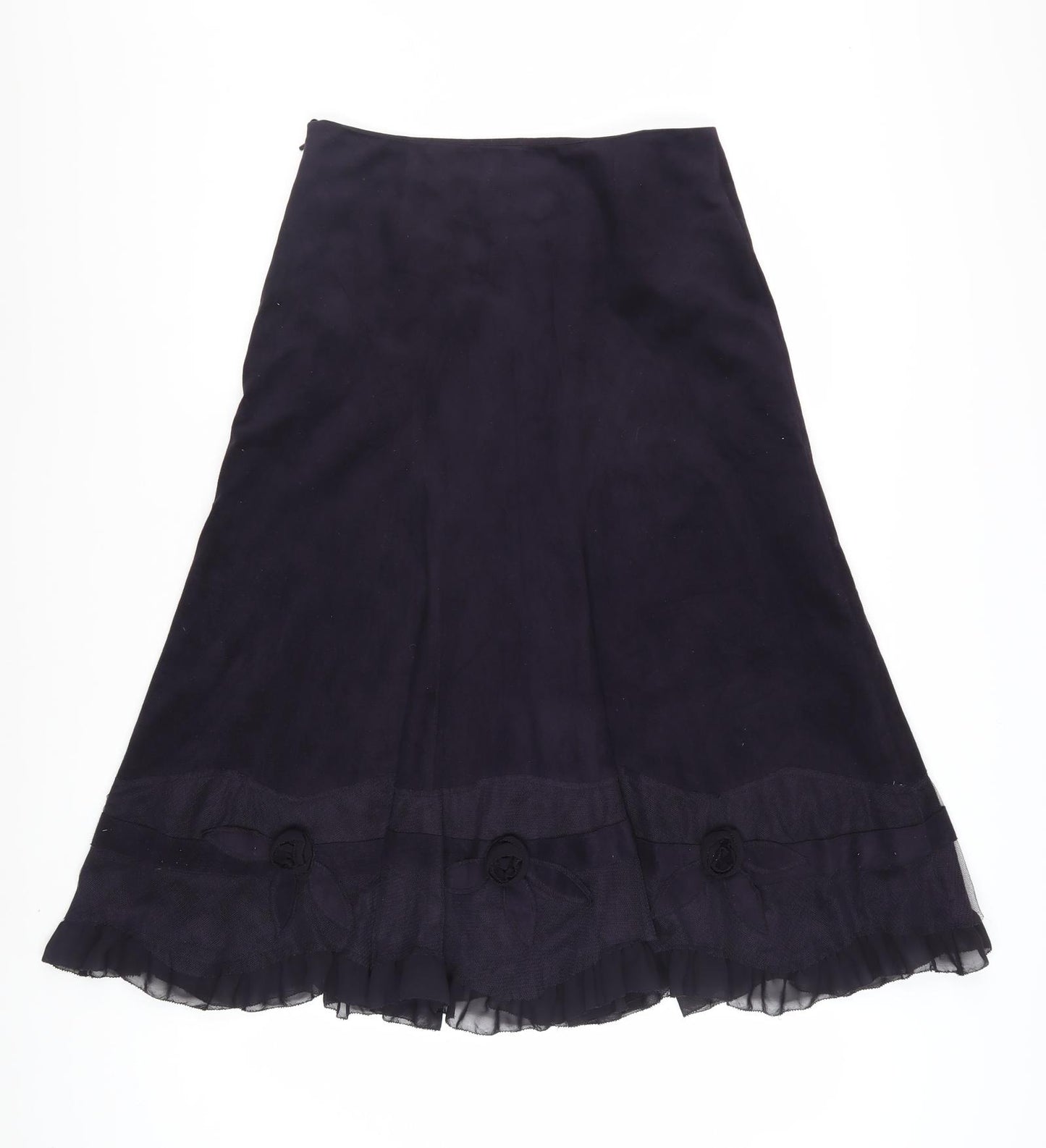 Marks and Spencer Per Una Women’s Black Long A-Line Skirt Size 10L