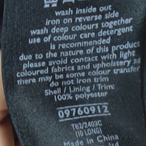 Marks and Spencer Per Una Women’s Black Long A-Line Skirt Size 10L