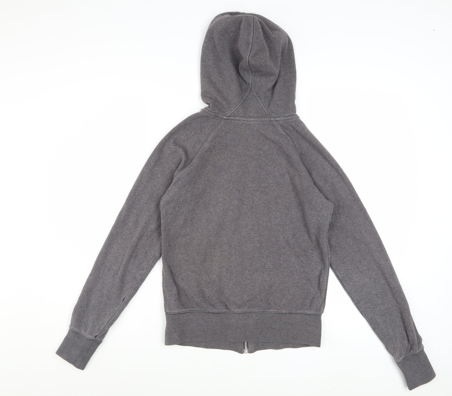 Nike Womens Grey Full Zip Hoodie Small Classic Fit