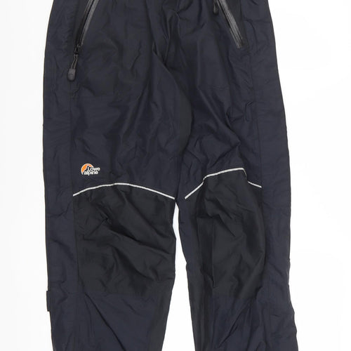 Lowe Alpine Women's Black Waterproof Rain Trousers Size 14