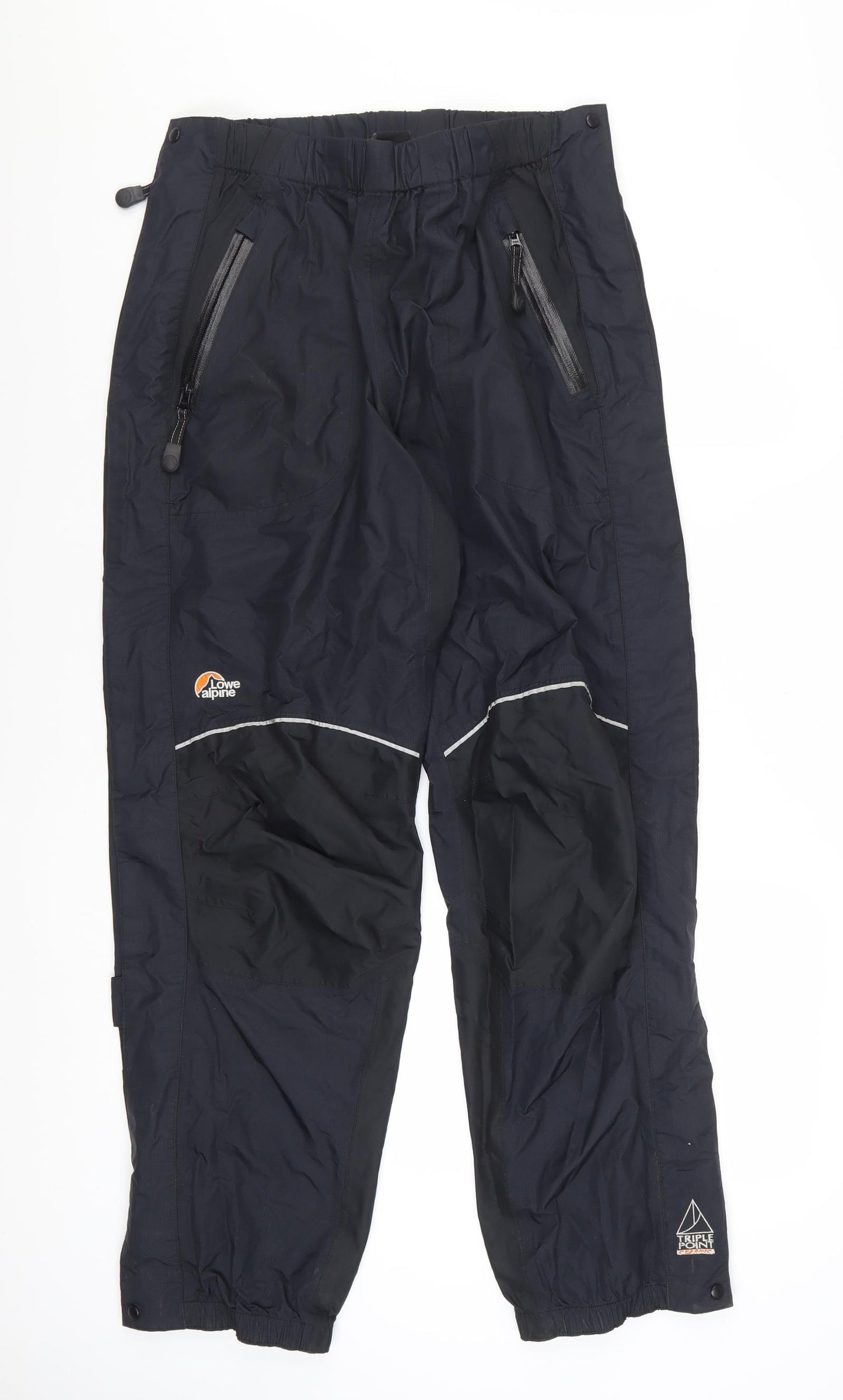Lowe Alpine Women's Black Waterproof Rain Trousers Size 14