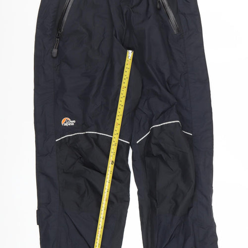 Lowe Alpine Women's Black Waterproof Rain Trousers Size 14