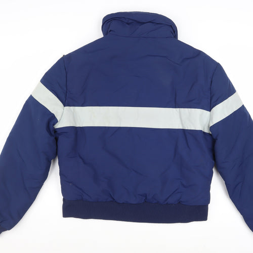 Slalom USA Men's Blue Puffer Jacket L Winter Ski Nylon