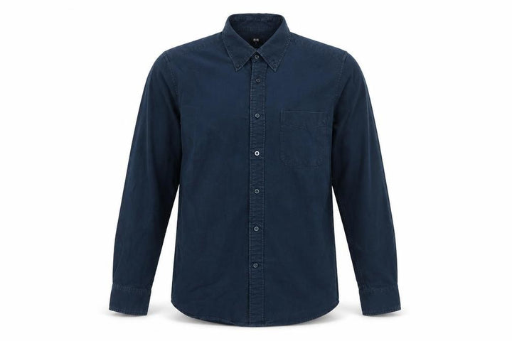 Uniqlo Men’s Blue Cotton Long Sleeve Button-Down Shirt M