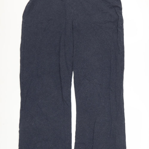 Seasalt Cornwall Women's Navy Cotton Stretch Lazy Bones Trousers UK 16