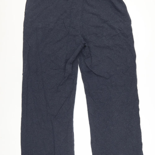 Seasalt Cornwall Women's Navy Cotton Stretch Lazy Bones Trousers UK 16