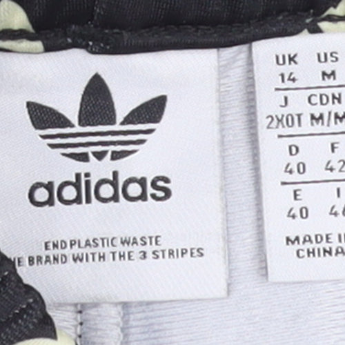 Adidas Women’s Black Logo Snap Track Pants Size 14