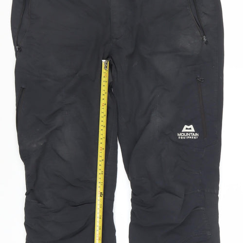 Mountain Equipment Men's Black 34 Cargo Softshell Hiking Trousers