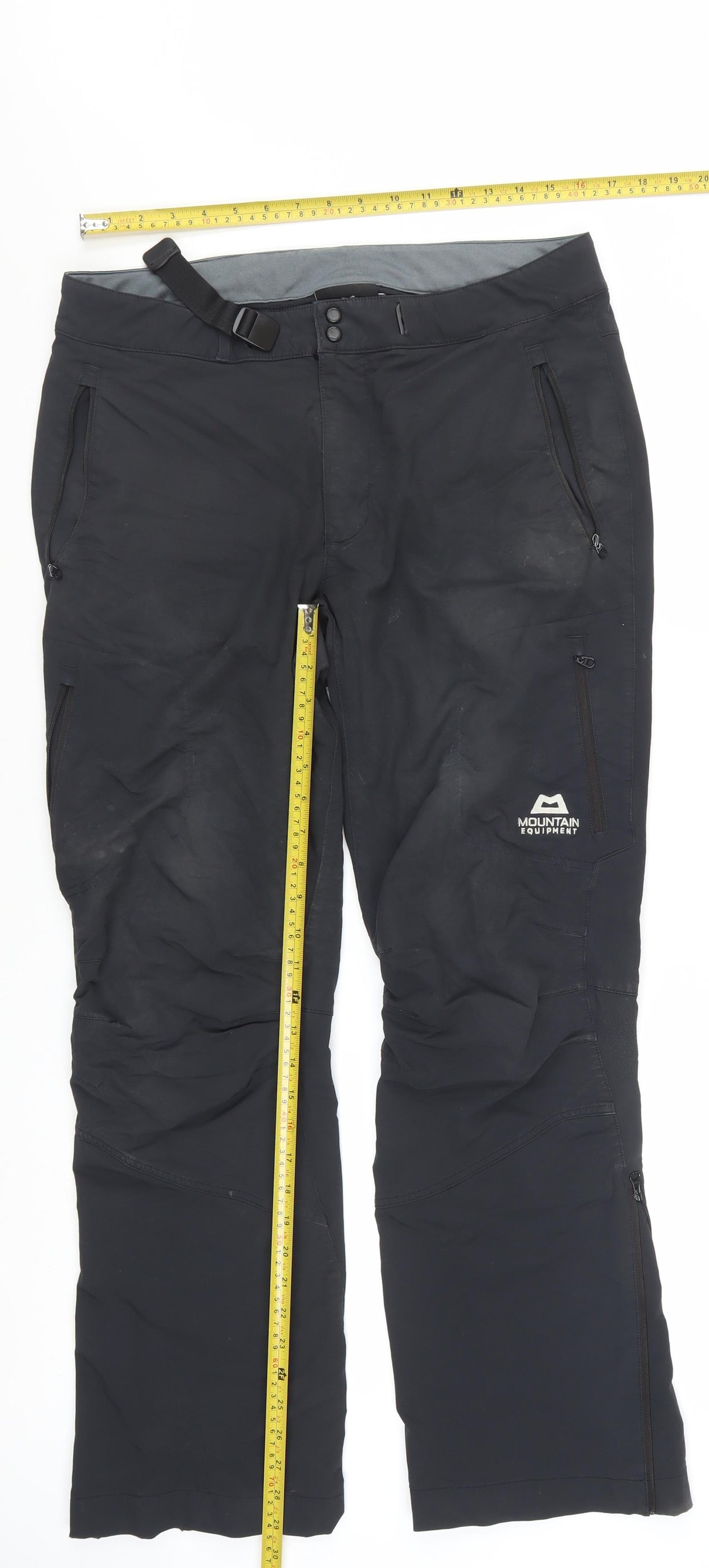 Mountain Equipment Men's Black 34 Cargo Softshell Hiking Trousers
