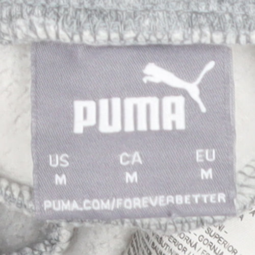 Puma Men’s Grey Sweatpants Joggers M Regular Fit